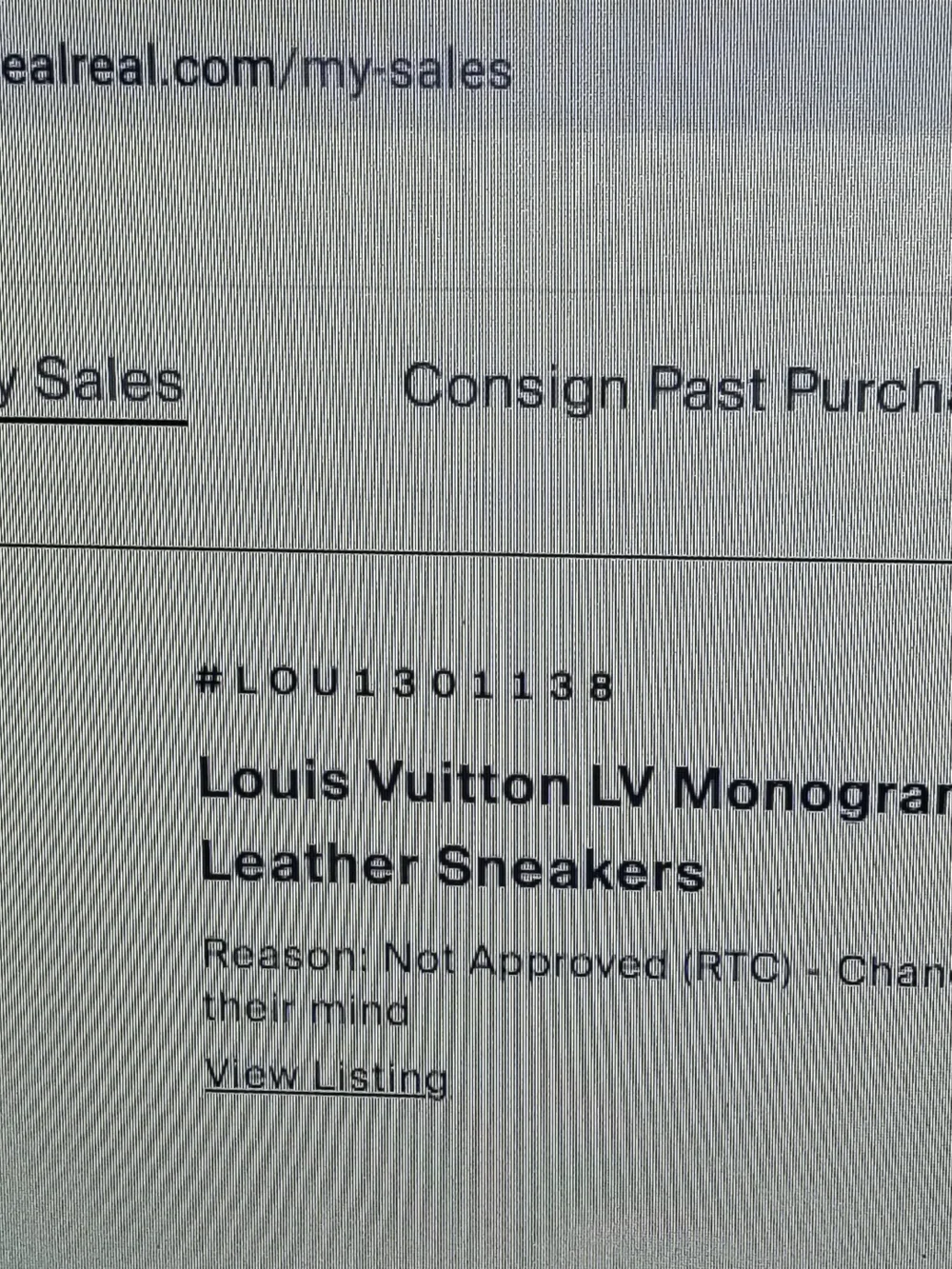 Louis Vuitton White Low-Top Monogram Embossed Sneaker Size 8
